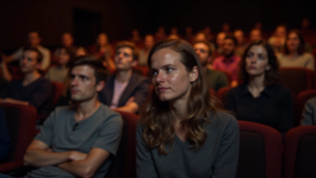 Stille moment in presentatie, publiek luistert intens, minimale ablenkingen